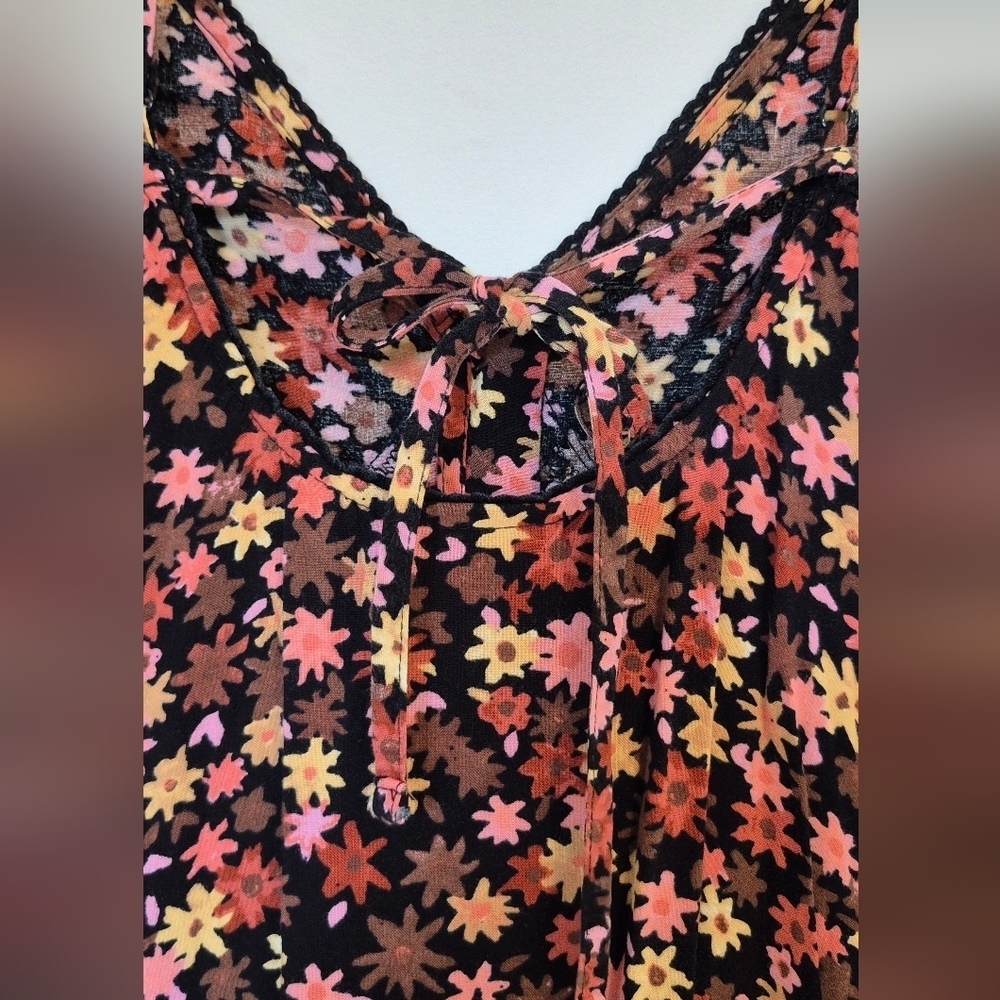 Mossimo Supply Co. Floral Pencil Skirt - Multicolor Long 46 - Picture 6 of 7